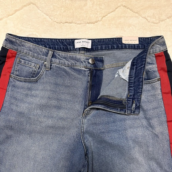Layne Bryant Signature Fit Relaxed Straight Jean With Side Stripe Size 20 NWT - Picture 12 of 16